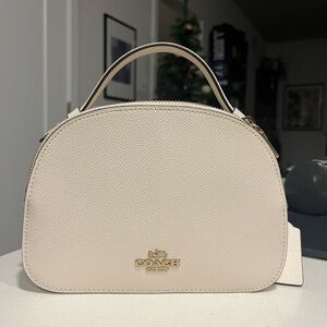 Coach white crossbody bag
